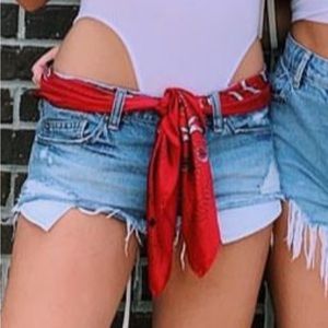 Free people Jean shorts. Size 25.